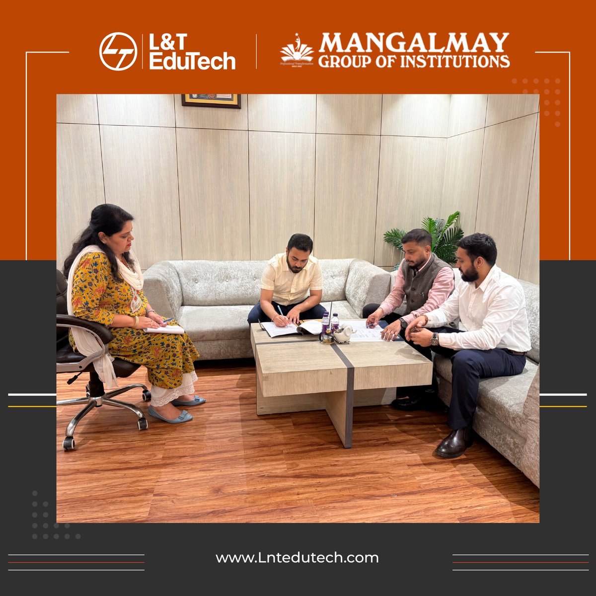 lntedutech's tweet image. L&T EduTech is delighted to announce its collaboration with Mangalmay Institute of Management & Technology, Greater Noida, for the Batch of 2025–27.
Through this partnership, MBA students will gain access to an exclusive Value-Added Courses