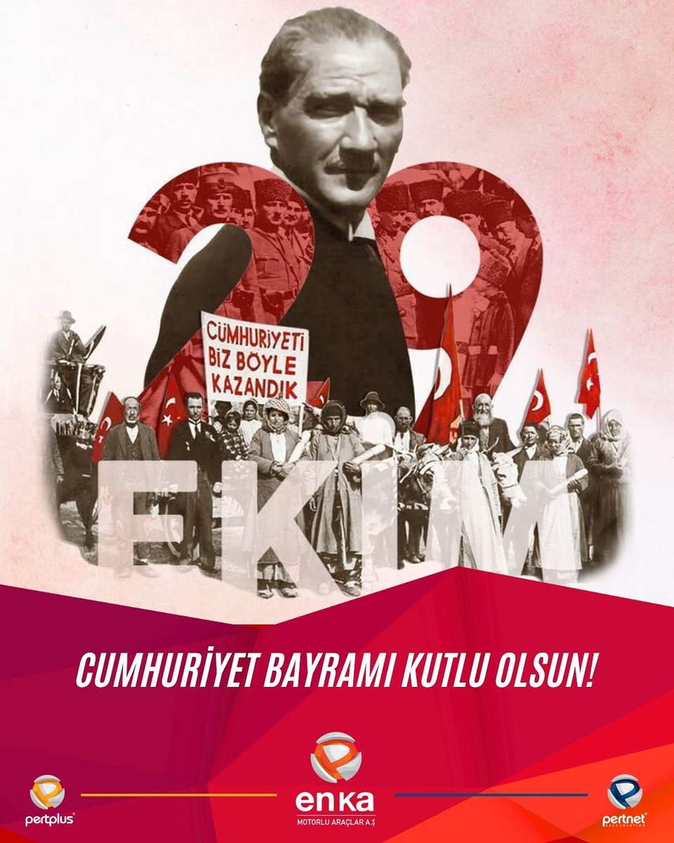 Ulu Önder Mustafa Kemal Atatürk ve kahraman silah arkadaşlarına duyduğumuz sonsuz minnetle, onların bıraktığı mirası her gün daha da büyütmek için çalışmaya devam edeceğiz.​

29 Ekim Cumhuriyet Bayramımız kutlu olsun! 🇹🇷