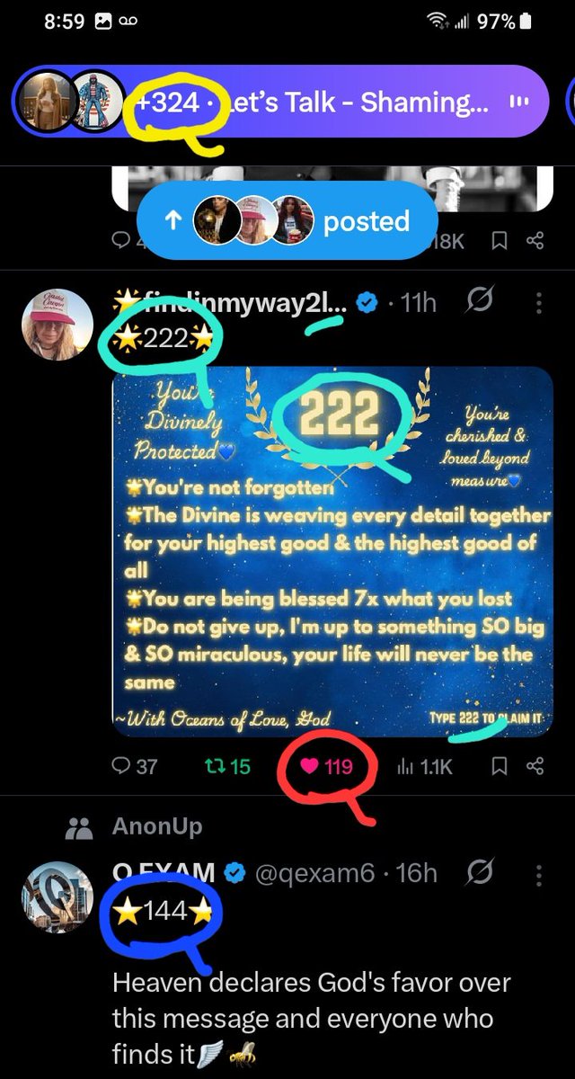 DeanDavis33's tweet image. 🎰 #WhatAreTheOdds 🪽
3️⃣2️⃣4️⃣ #ThreeTwoFour  
1️⃣4️⃣4️⃣ #OneFortyFour 
1️⃣1️⃣9️⃣ #NineEleven 🪞
1️⃣0️⃣🐇2️⃣ #TenTwos