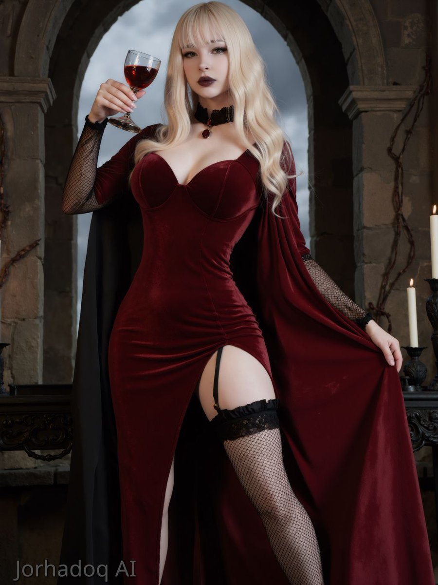 Jorhadoq_AI's tweet photo. 🌸Alina Kim🌸Vampire Pureblood🦇[AI Fan Art] @elflina_private https://t.co/3U2Q1Nro9d