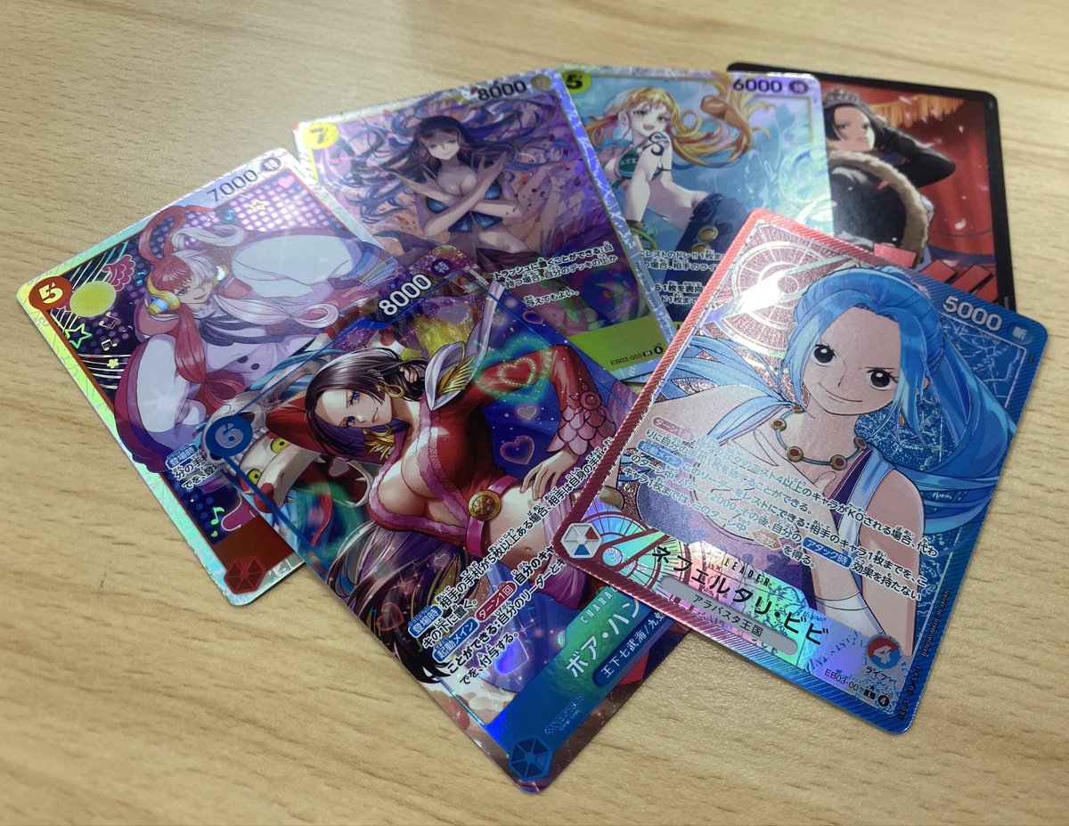 2ボックス目開封でまたビビのリーパラなんですが、、、

ハンコックパラ美しすぎるから良しとしよう！🫠