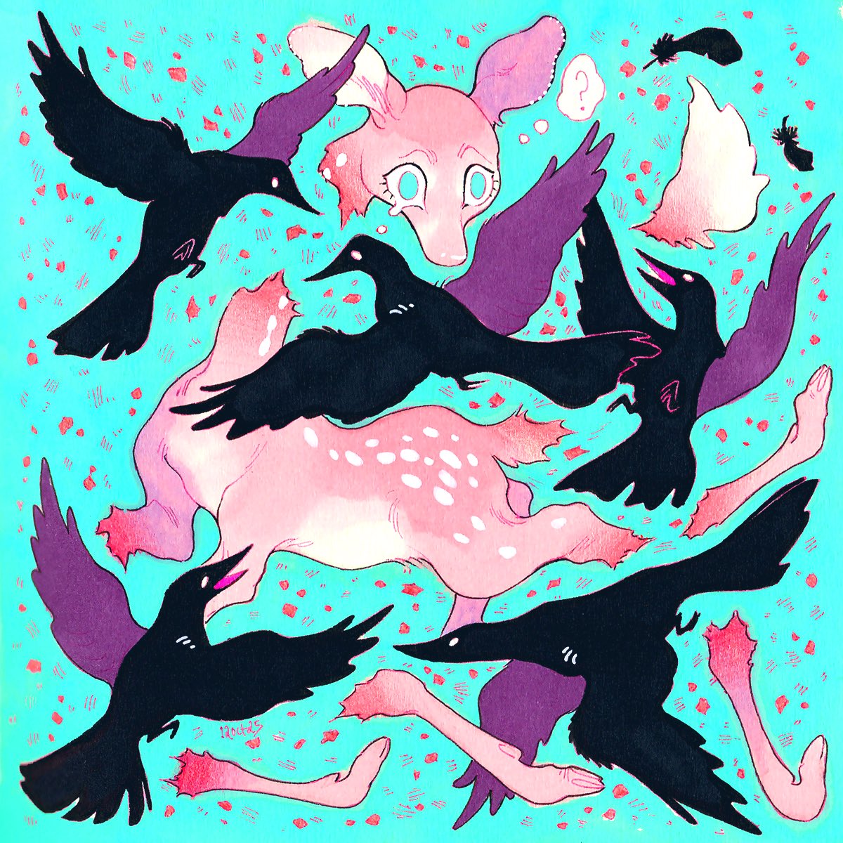 12oct - ‘pick up the pieces’

(for ‘fucked up deertober’ by @ murderbeast on tumblr)