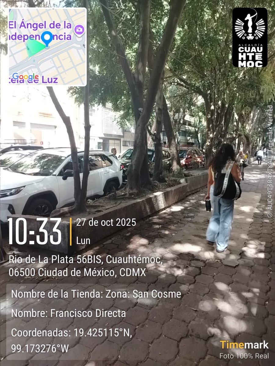 erikayazminrg's tweet image. Cada reporte ciudadano cuenta y se atiende.
La instrucción de nuestra Alcaldesa @AlessandraRdlv es firme: brindar soluciones y no permitir más abusos del espacio público.
Retiramos puestos nuevos.
#ElPoderEnTusManos

@LaColoniaJuarez
@YoCuauhtemoc