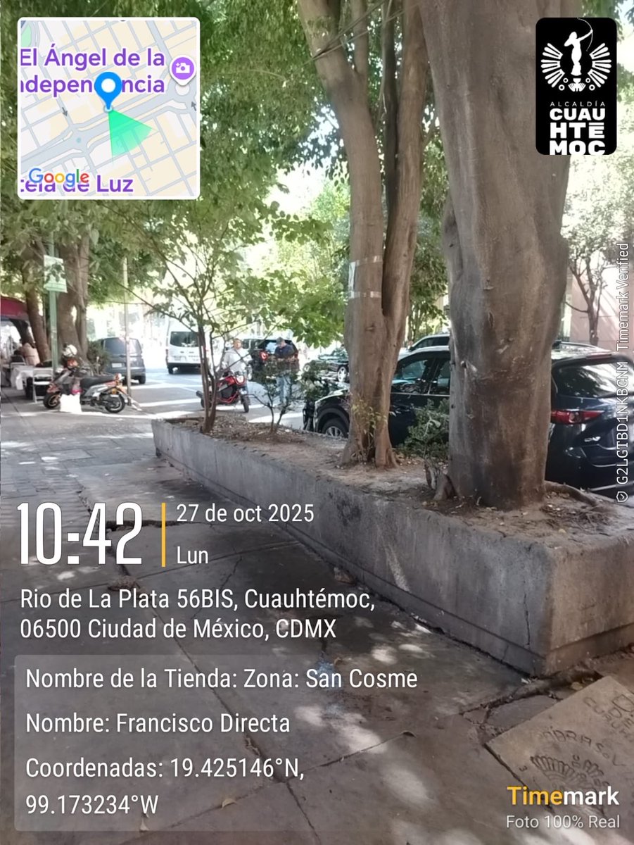 erikayazminrg's tweet image. Cada reporte ciudadano cuenta y se atiende.
La instrucción de nuestra Alcaldesa @AlessandraRdlv es firme: brindar soluciones y no permitir más abusos del espacio público.
Retiramos puestos nuevos.
#ElPoderEnTusManos

@LaColoniaJuarez
@YoCuauhtemoc