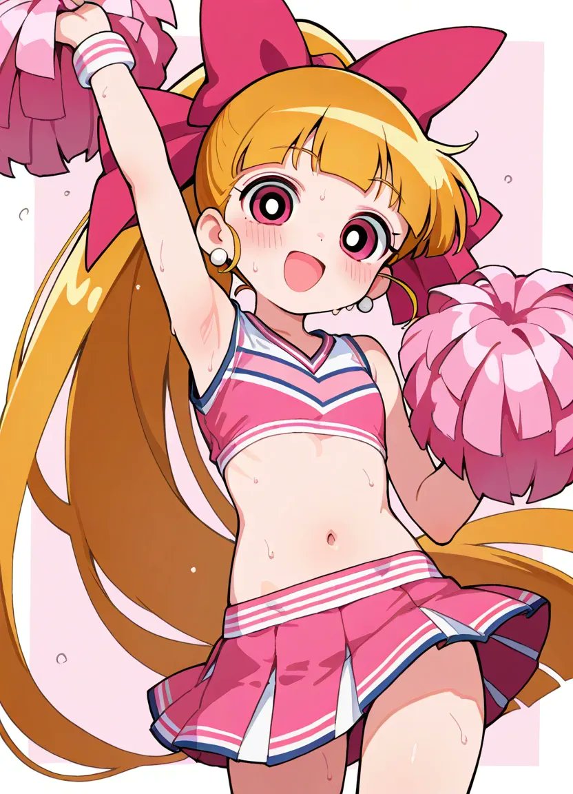 UDuanbiush's tweet photo. #AIart 
#AIイラスト　
#パワーパフガールズZ
#ハイパーブロッサム
#チアガール https://t.co/8FtcGG881B