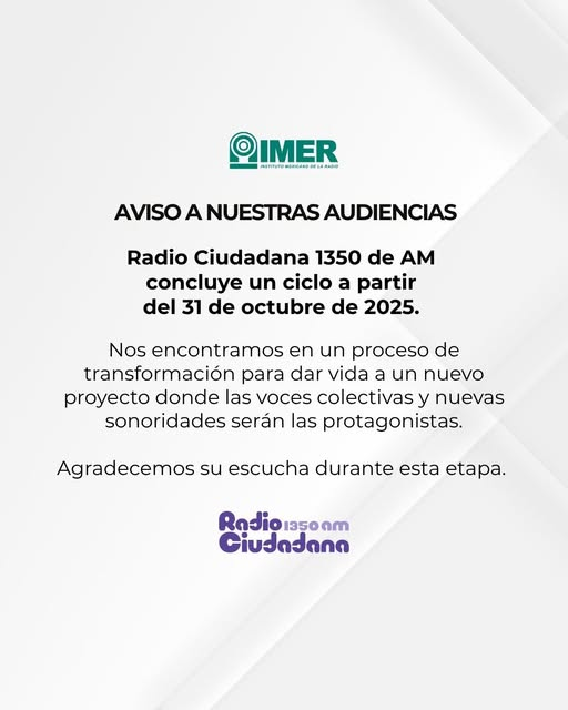 La legendaria XEQK, la estación 1350 AM, aquella que inició como propiedad de Ángel Ferreira como "La Hora Exacta de México" dando esos mensajes entre minuto, donde iniciaron locutores como Jacobo Zabludovsky, el próximo viernes 31 de octubre, convertida como "Radio Ciudadana" a