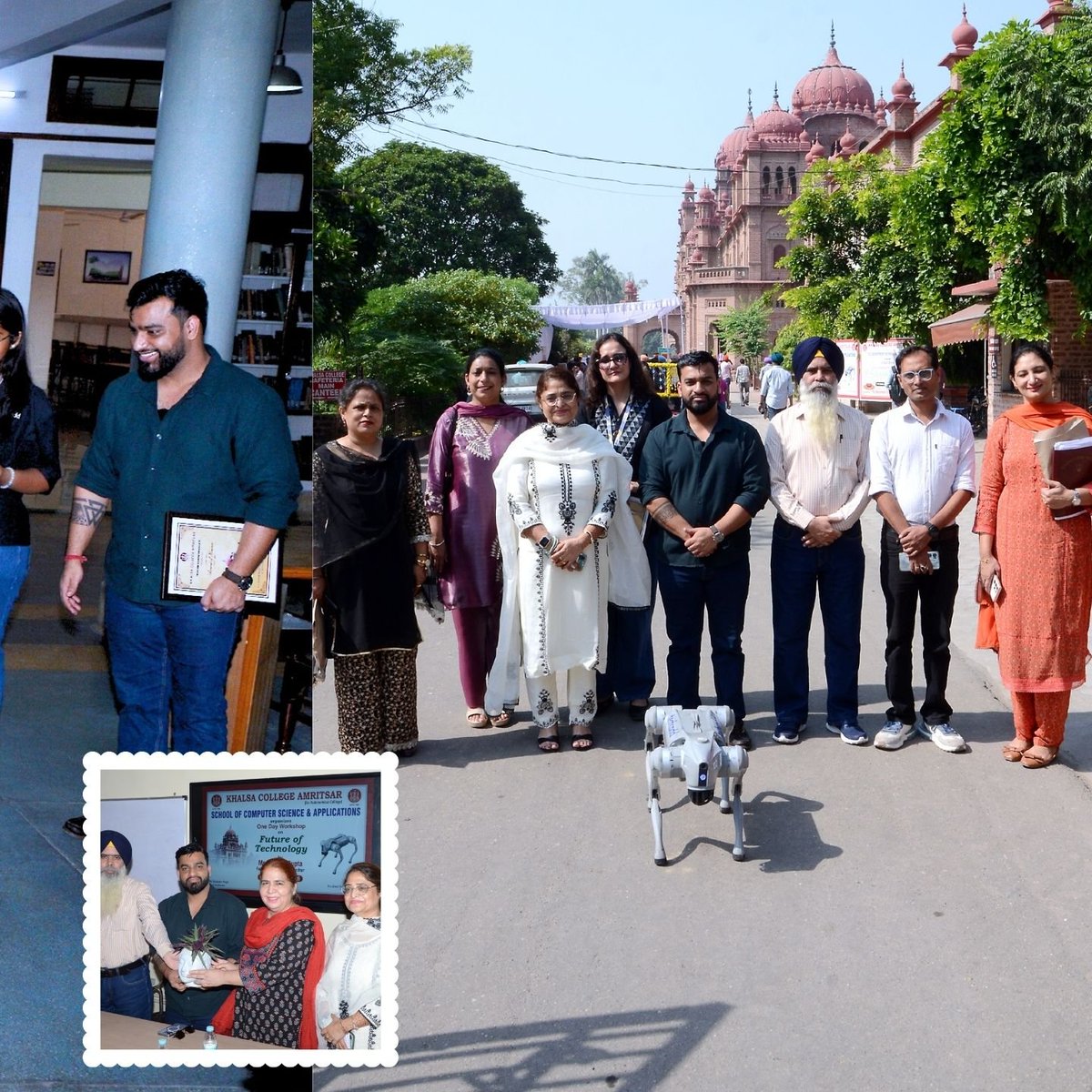 Techcadd_comp's tweet image. Techcadd successfully conducted an interactive session at Khalsa College, Amritsar, inspiring students to explore the vast opportunities in technology and innovation. 
Grateful to Khalsa College, Amritsar, for the warm hospitality and an impactful session. ❤️