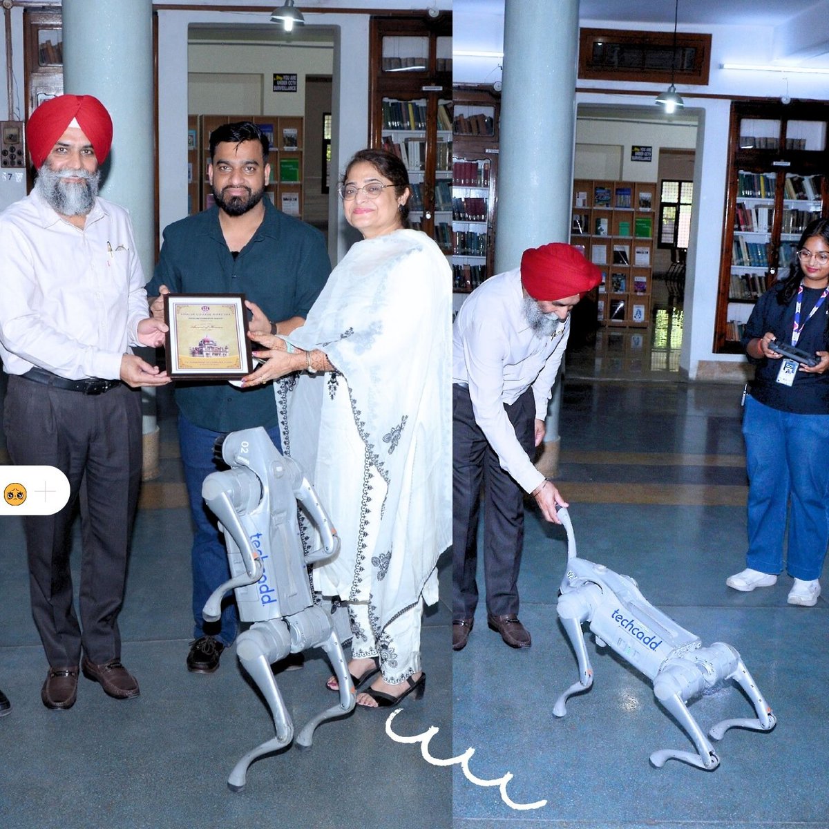 Techcadd_comp's tweet image. Techcadd successfully conducted an interactive session at Khalsa College, Amritsar, inspiring students to explore the vast opportunities in technology and innovation. 
Grateful to Khalsa College, Amritsar, for the warm hospitality and an impactful session. ❤️