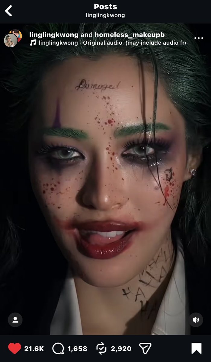 00KLoverSirilak's tweet photo. 🚨 Engagement Alert! Let’s make @linglingkwong’s Joker look go viral 💚🃏

👇 👇 🚨 👇 👇 🚨 
Like ❤️ Comment 💬 Share 🔁 Save 📁 
Every move counts!! 

Boost... 🔊 Boost... 🔊 

IG: linglingkwong
#หลิงหลิงคอง #linglingkwong https://t.co/VDyNKYWA3V