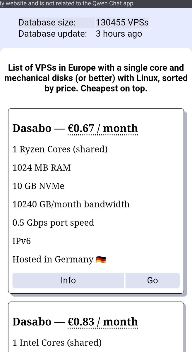 freeprogrammers's tweet image. VPS اگر‌ میخوای
انتخاب کنی و بخری ، فقط بحث قیمتش نیست،
 آرامش ذهن و معتبر بودنش هم مهمه!  
میتونی با سایت 
vpspricetracker.com/search
  هزاران سرور رو مقایسه کنی و شفاف، سریع، بدون استرس انتخاب کنی حداقل 👌🧑‍💻

#VPS #هوشمند_انتخاب_کن