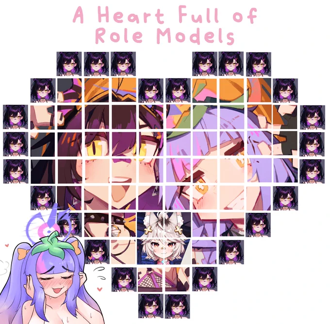 Only Goofy purple demon lady and Goofy Fox d
