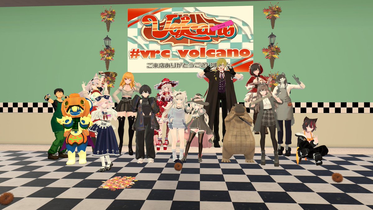 fuckr6s's tweet image. 一昨日のボルケーノ!初めて行ってきたけど、マジで楽しかった!念願のざきみちゃんにも会えて幸せ!バイトもいたし楽しかった!!#vrc_volcano