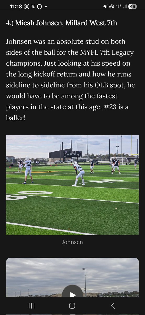 2 more shout outs for our <a href="/2031MWJrCats/">7th Grade MW Jr. Wildcats Green Football</a>  athletes. Maxx Presha, Luke Dellwo, and Micah Johnson. Keep making us proud Wildcats.