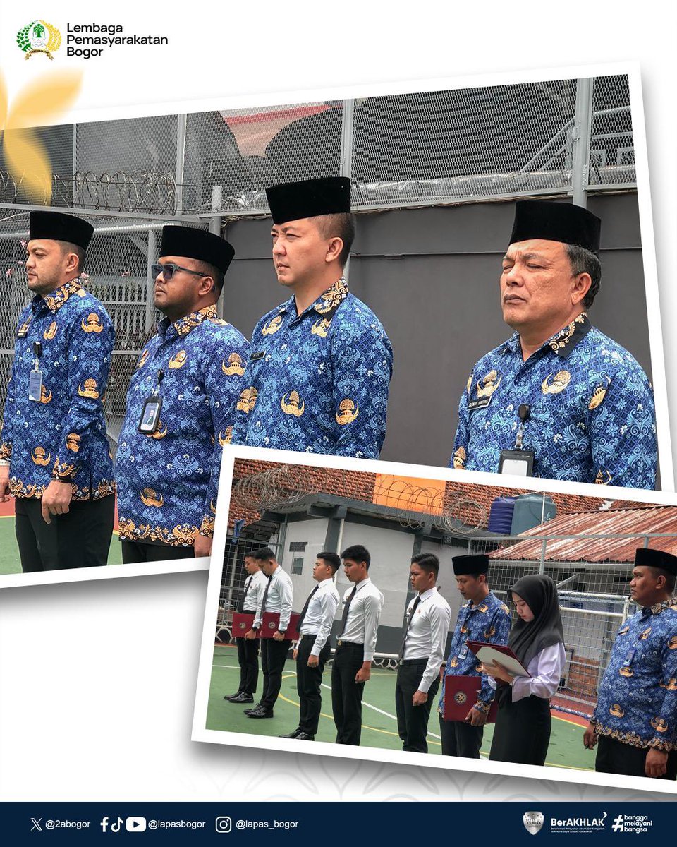2aBogor's tweet photo. Yuk, terus jaga vibe positif dan semangat kolaborasi buat Indonesia maju !

#SumpahPemuda #ImipasPRIMA #AgusAndrianto #Pemasyarakatan #LapasBogor #fyp #viral https://t.co/iG5wjELyAl