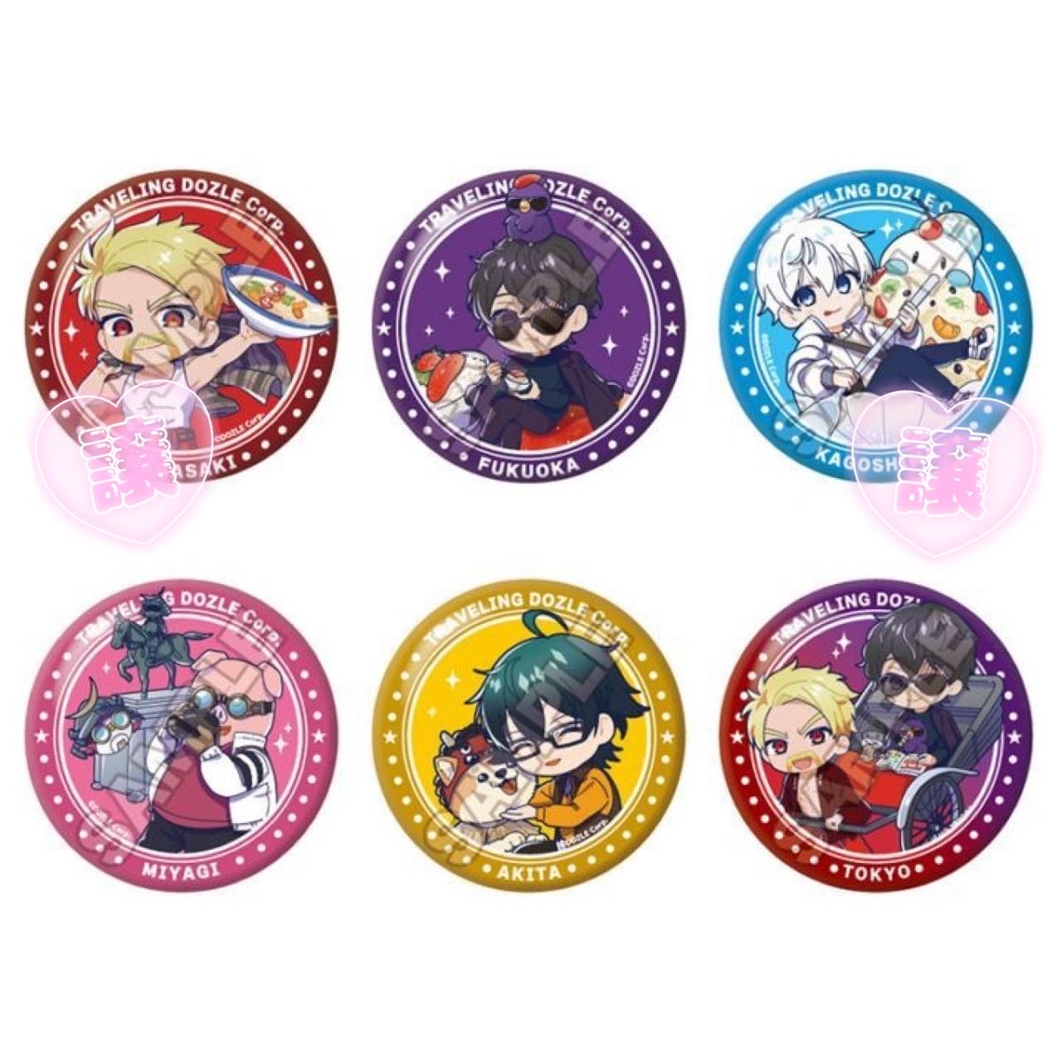 バージル　缶バッジ しろさき。🍌 on X