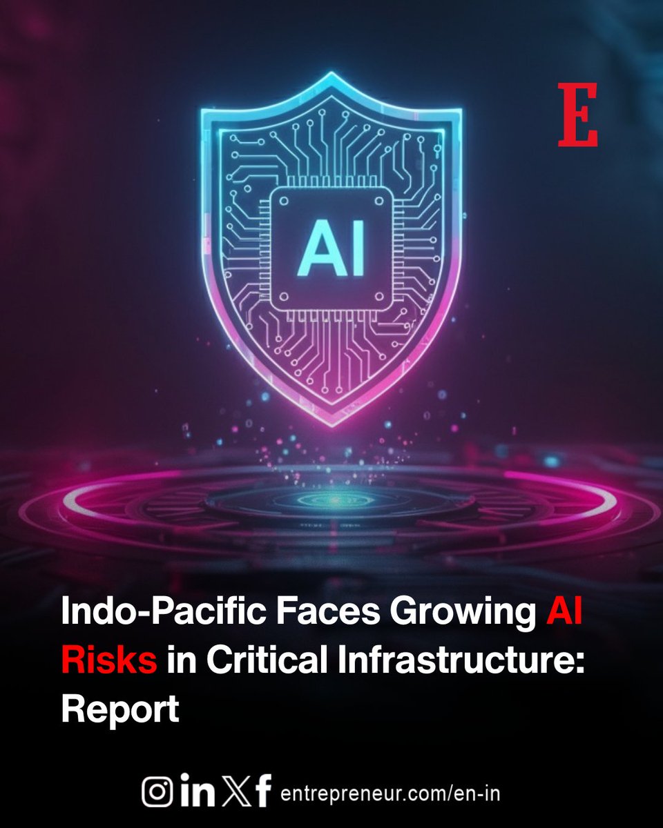 EntrepreneurIND's tweet image. #FutureOfAI

A new report by Protostar Strategy, supported by Palo Alto Networks and regional American Chambers of Commerce, warns that the Indo-Pacific’s rapid AI integration into critical infrastructure—such as energy, transport, and emergency services—is increasing systemic…