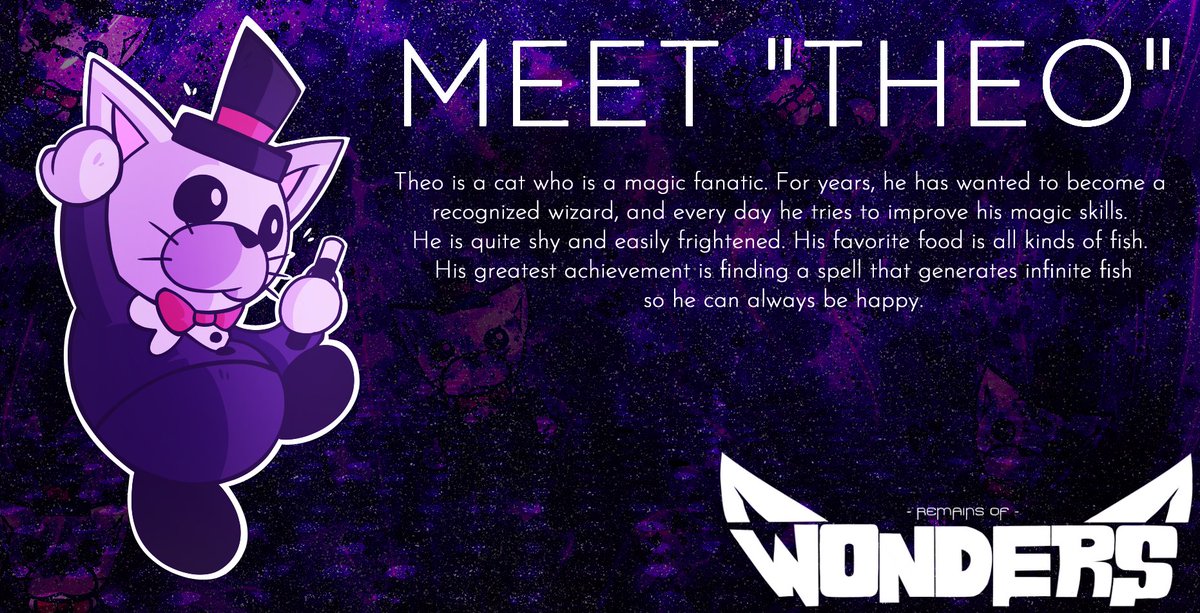 Waltsnip's tweet image. MEET THEO! From my game "Remains of Wonders"
#indiegame #indiedev