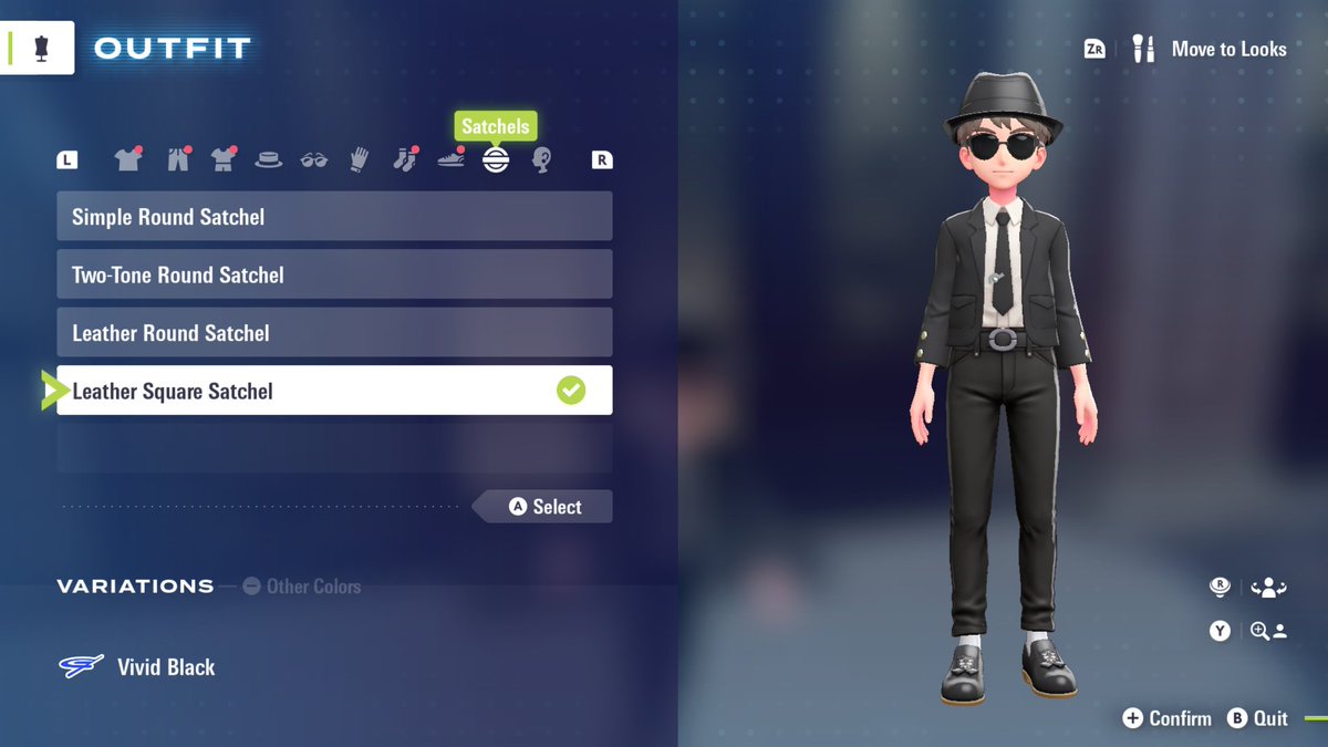 I love being dressed as a Blues Brother in Pokémon Legends Z-A.

#Pokémon