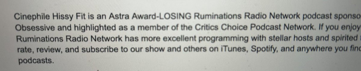 We had to update the show outro to reflect our recent defeat…