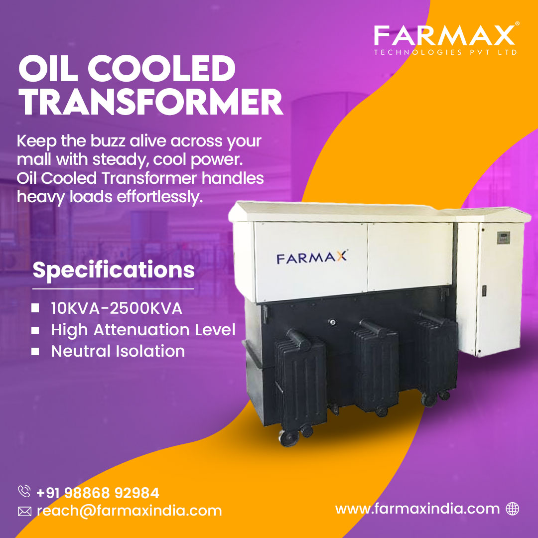 FarmaxT's tweet image. Oil Cooled Transformer!
Keep the buzz alive across your mall with steady, cool power. Oil Cooled Transformer handles heavy loads effortlessly.
📞 Call Us: 98868 92984
🌐 Learn more: farmaxindia.com
#ReliablePower #SteadyEnergy #PowerPerformance #HeavyLoadHandling