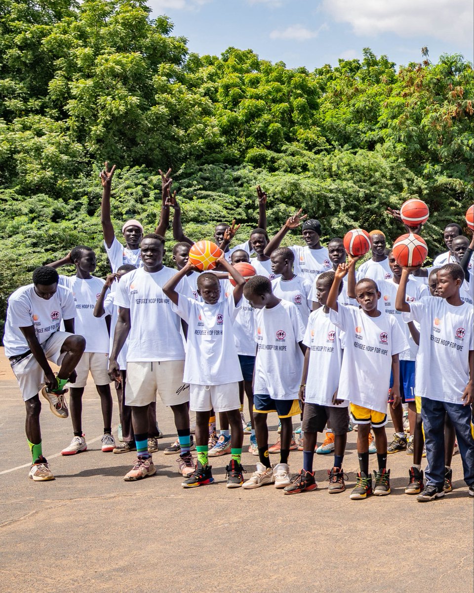 The launching of Refugee Hoop for Hope project in collaboration with FIBA Foundation. 
#BasketballForGood #RBI #RefugeeHoopForHope