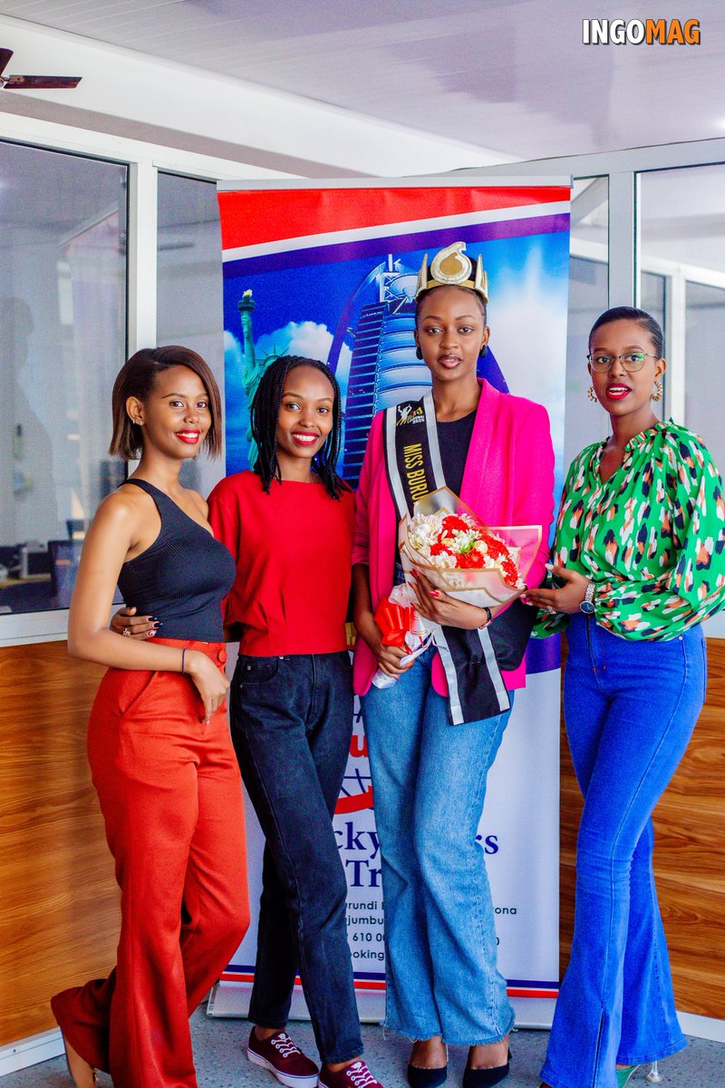 Chose promise, chose faite !

Ce lundi 27 octobre 2025, Lucky Tours &amp; Travels Agency a tenu sa parole avec fierté en remettant officiellement un billet d'avion aller-retour Bujumbura - Addis-Abeba - Bujumbura à la #MissBurundi2025, Kaneza Kellia Lagloire, garantissant ainsi sa