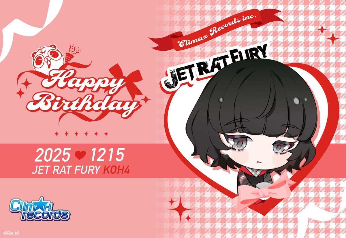 ㊗HAPPY BIRTHDAY🎉／ 本日【12月15日】は JET RAT FURYのDr. KOH4のお