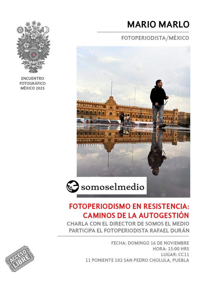 Fotografía y resistencia: el Encuentro Fotográfico México celebra 18 años de autonomía en Cholula

👉 somoselmedio.com/encuentro-foto…