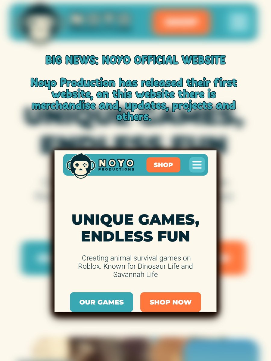 noyoraa's tweet photo. 🌐 Big news! Our official website
https://t.co/y5TDkSq1Tb is now live! 🎉
Check it out for updates, projects, and everything NOYO Productions and yes, we’ve got merch too! 👕🔥
#NoyoProduction #SavannahLife #Noyo #DinosaurLife https://t.co/zrfxQcx5Re