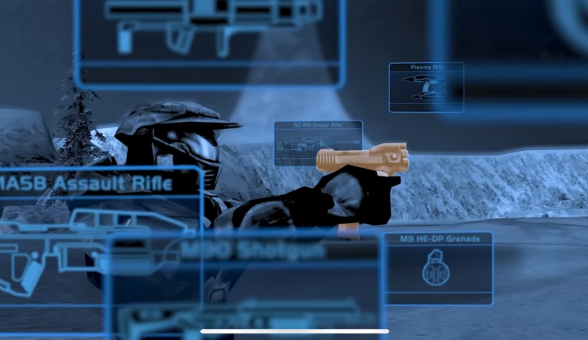 LateNightHalo's tweet image. This is the kind of energy that is missing from the Halo remake’s “shell” right now. In game looks pretty but the UI elements? Marketing? Load screens? It lacks that Y2K aura

Especially now that Y2K fashion, turn of the millennium aesthetic, etc etc is BACK..the remake needs it