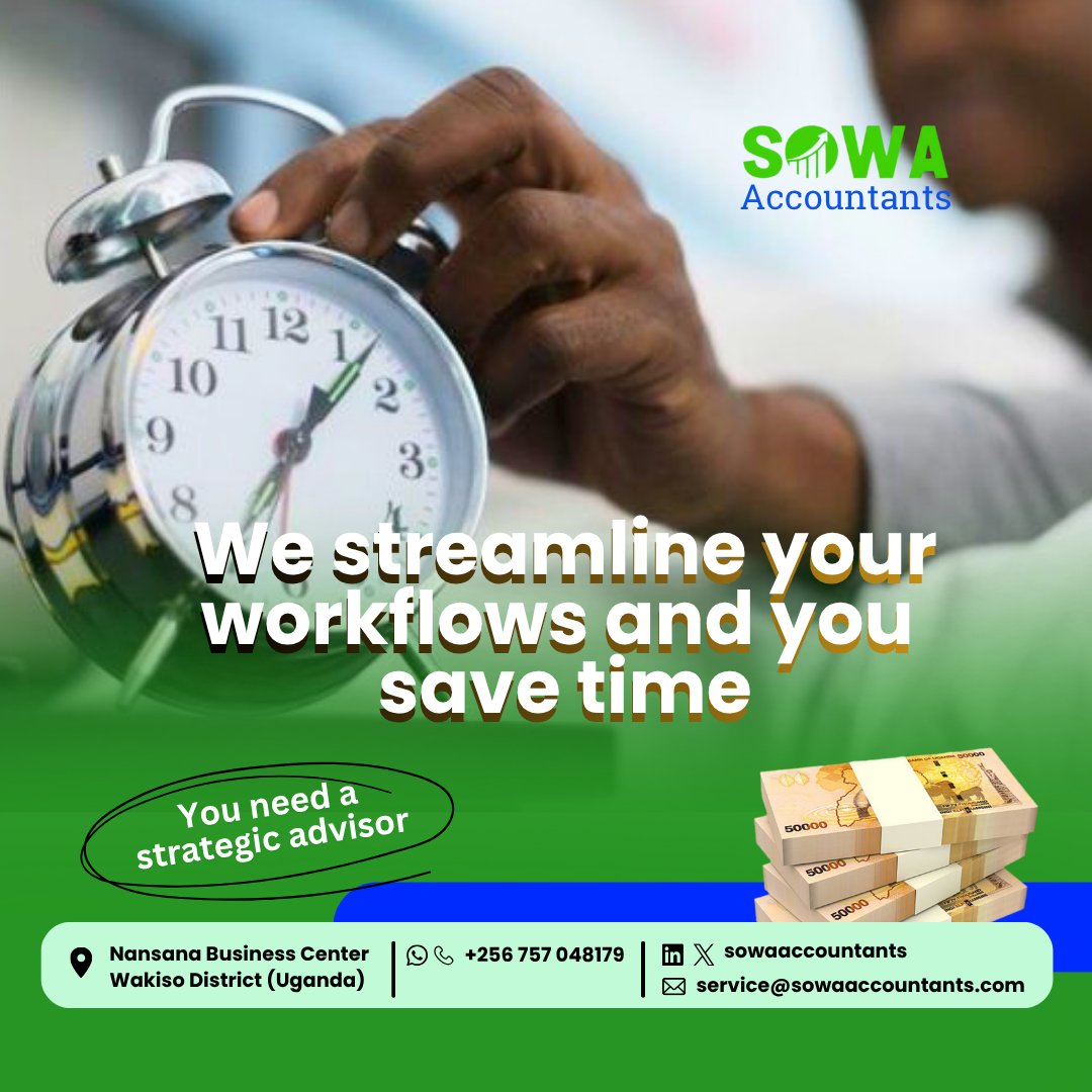 sowaaccountants's tweet image. Less paperwork. More progress.
We streamline your workflows so you can focus on what really matters. 

#SowaAccountants #SaveTime