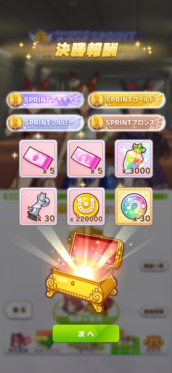 久々のチャンミ優勝できためっちゃ嬉しい‼️