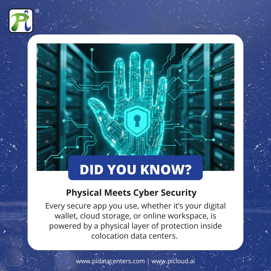 Pi_DATACENTERS's tweet image. Robust colocation data centers keep all safe digital services, from online banking to cloud apps, safe.  

Learn how colocation keeps your business secure and connected. For more details, visit pidatacenters.com or drop us an email to reachus@pidatacenters.com