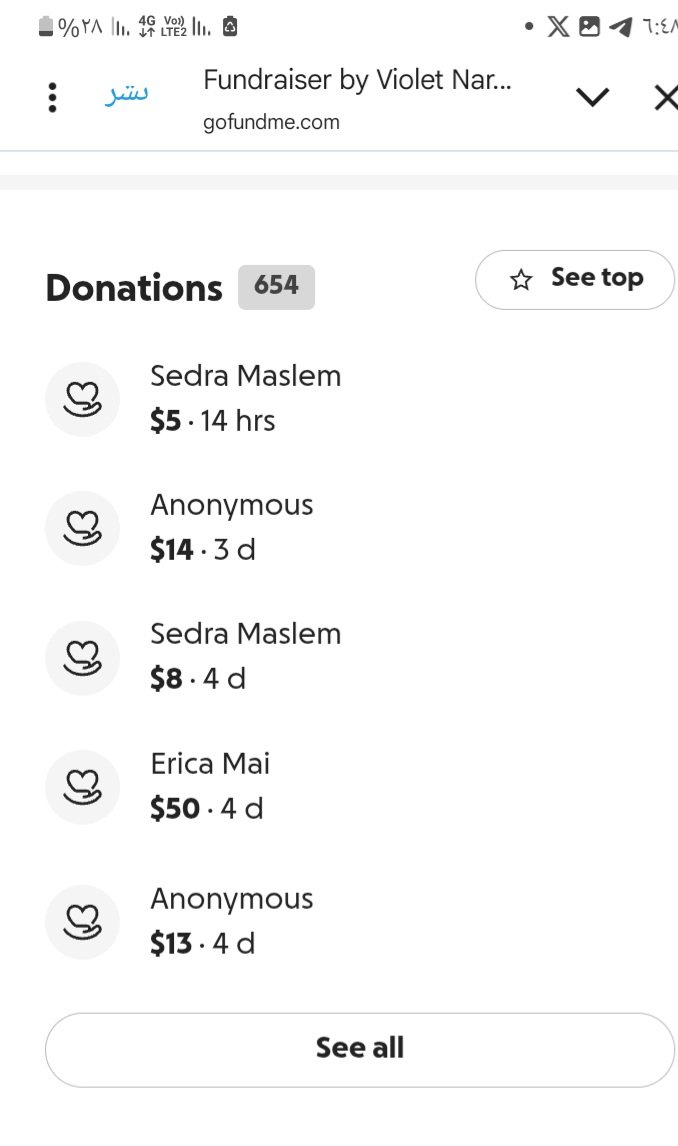 Hello everyone, why are you ignoring me, guys? I haven't received any donations for 4 days. Please help me. My daughter is very tired and needs treatment and food. Please help me. gofund.me/e14031f7 We will die here.