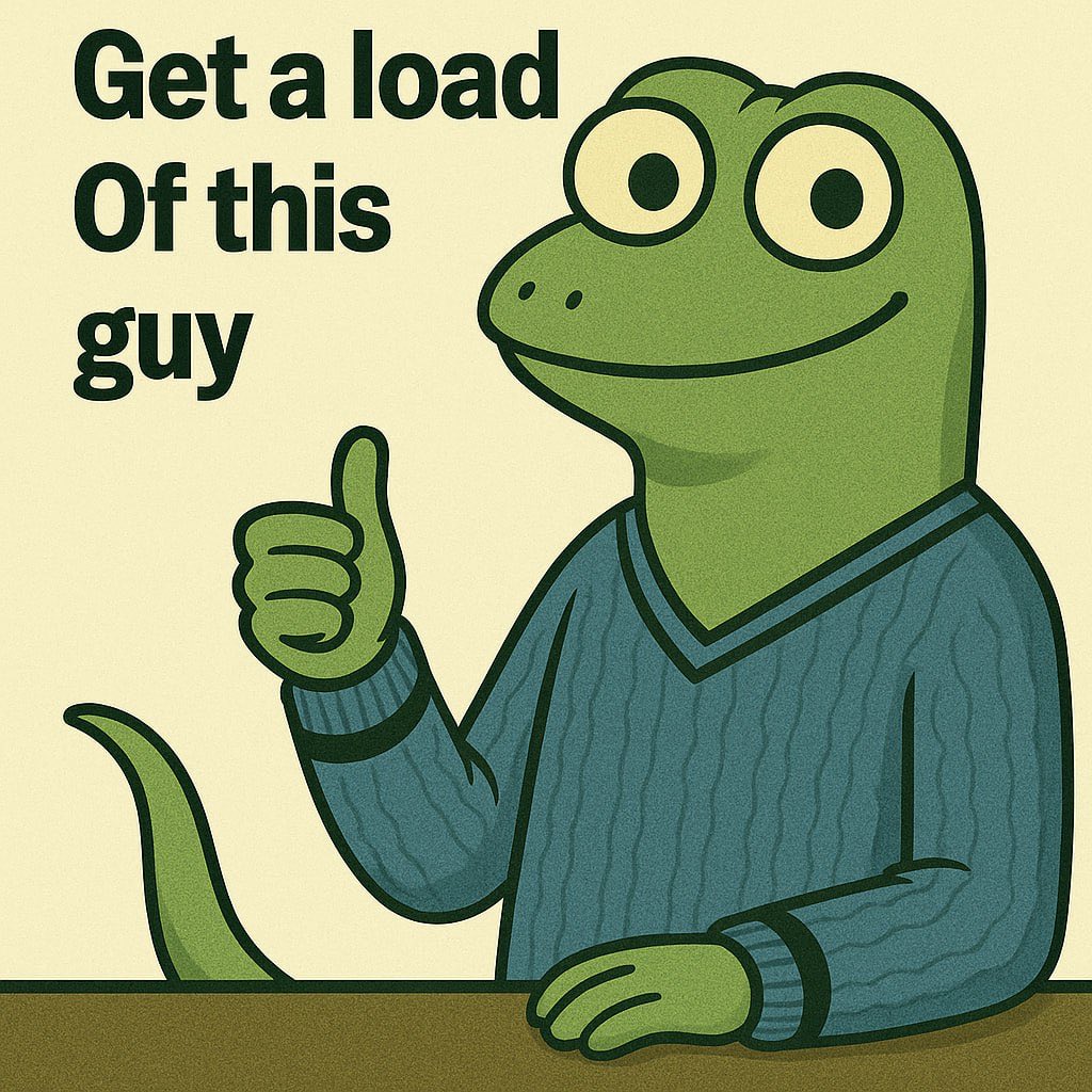 Lizard on Base tweet media