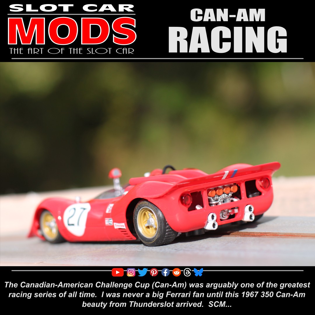 slotcarmods's tweet photo. Can-Am racing. SCM...
#slotcarsforlife #slotcarmods #slotcarmagazine #theartoftheslotcar #canam #thunder #monsters #thunderslot #ferrari #350 #canam #slotcarsofinstagram #slotcarphotography #slotcarcollecting #slotcar #slotcars #slotcartrack #slotcarcollection #slotcarracing https://t.co/b77gsFbaBR