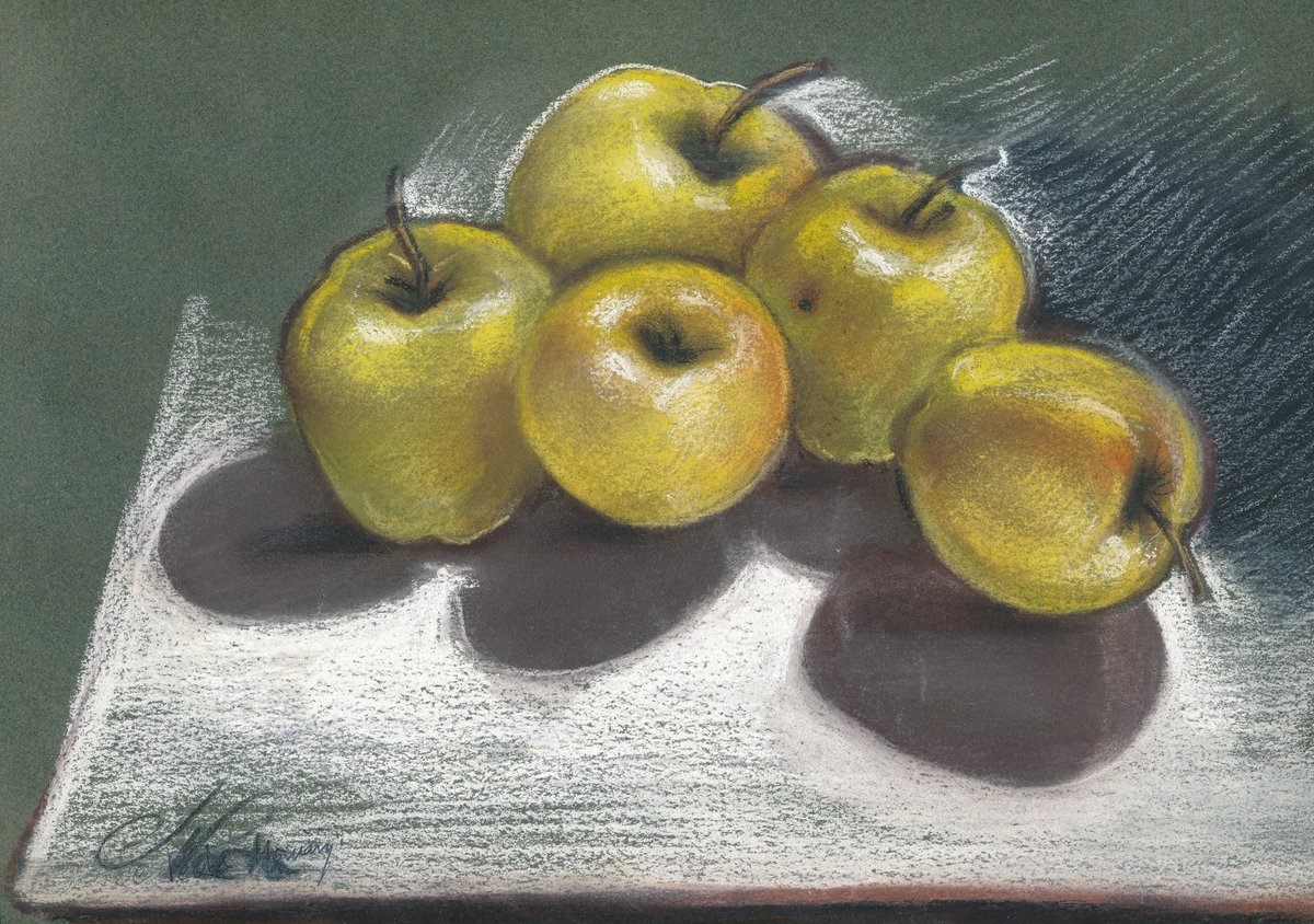 Neda Howaizi. Les pommes, c. 1977 - 32 x 24 cm
nedahowaizi.com/2024/03/pommes…