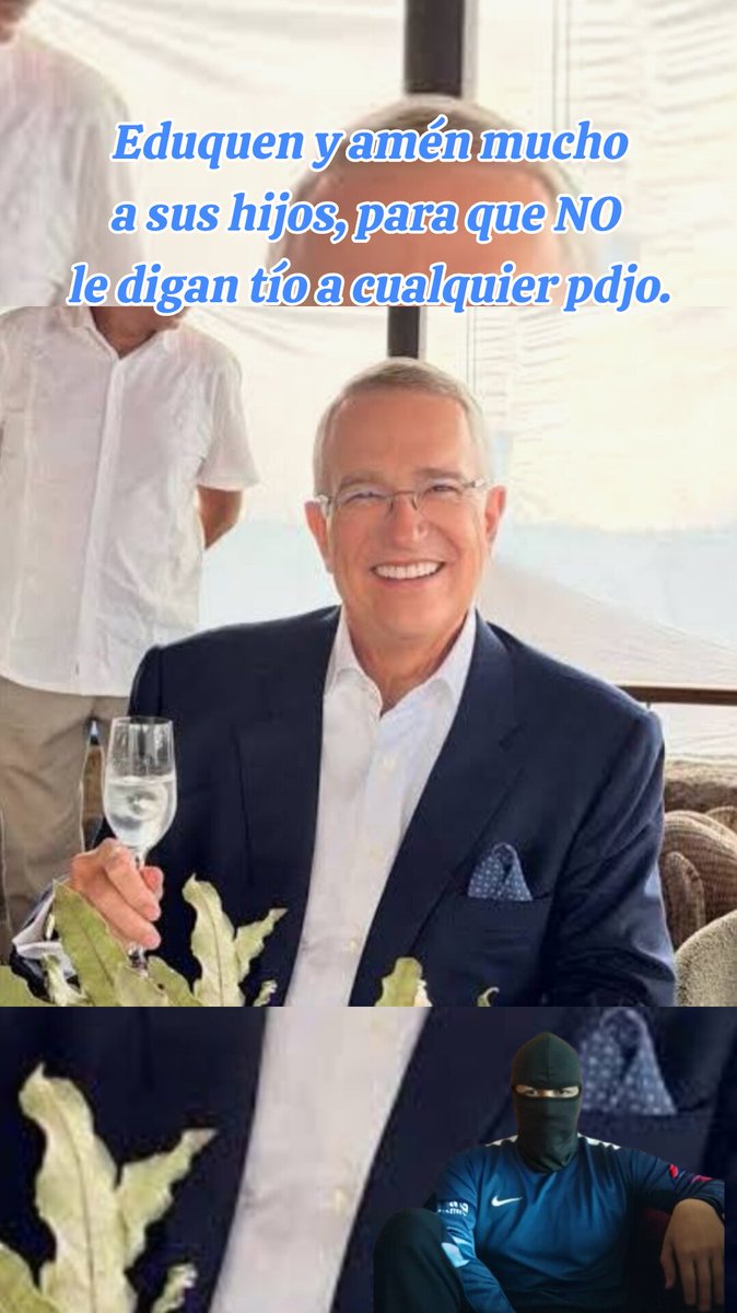 jordidice's tweet image. Eduquen y amén a sus hijos para que no le digan tío a cualquier pdjo.
@RicardoBSalinas
#tíos #familia #amor #casa #mexico