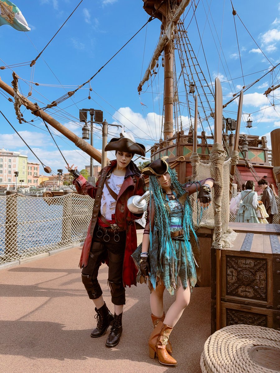 今日はディセンダント🪝🐙

#Dハロ仮装2025 #Dハロ仮装