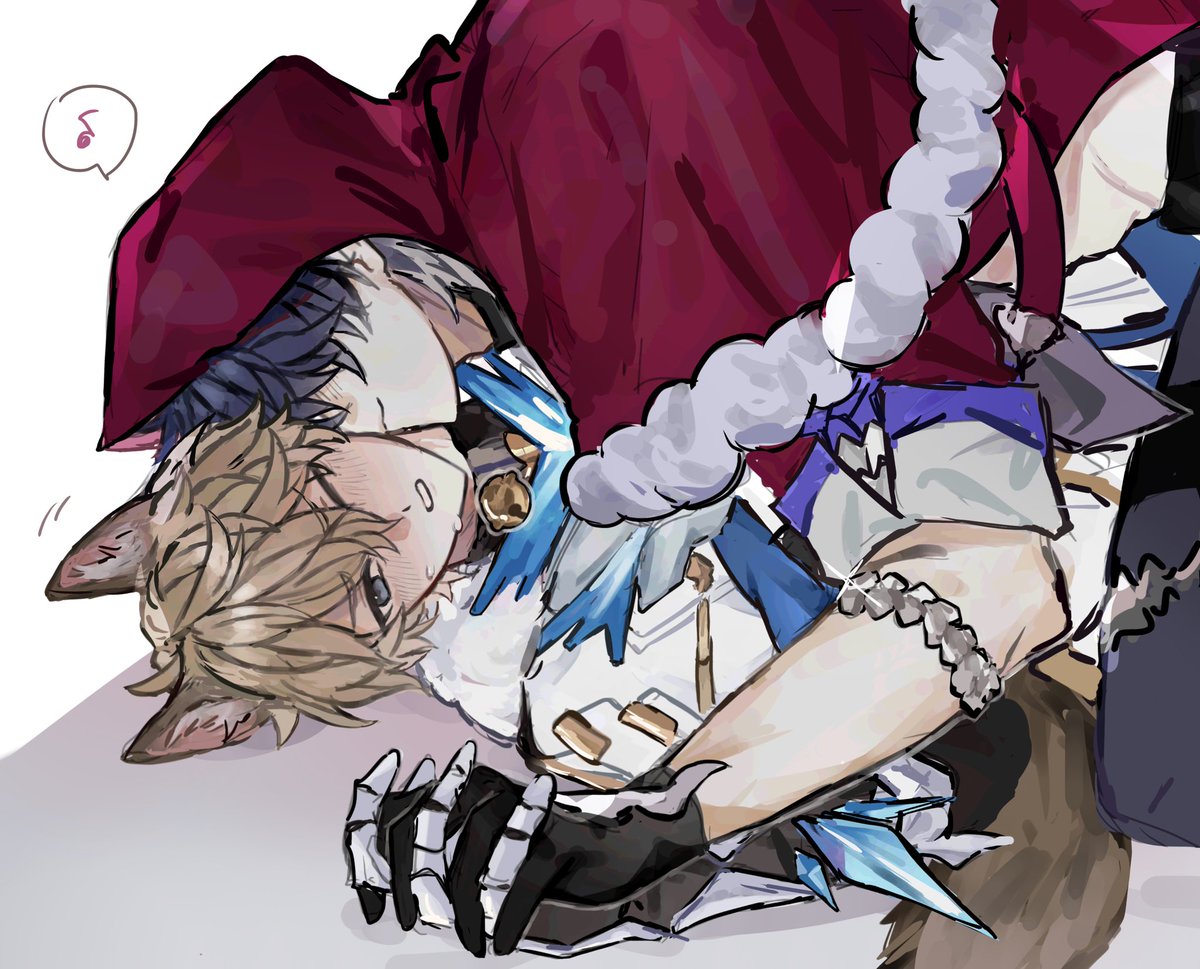 0nM3llow's tweet image. Little red riding hood 

 #サンジェパ #sampard