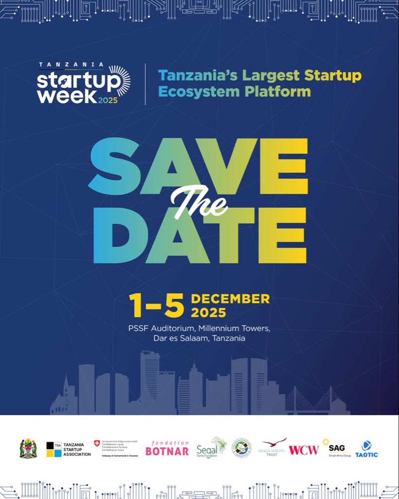 <a href="/TZStartupWeek/">Tanzania Startup Week</a> Be ready!