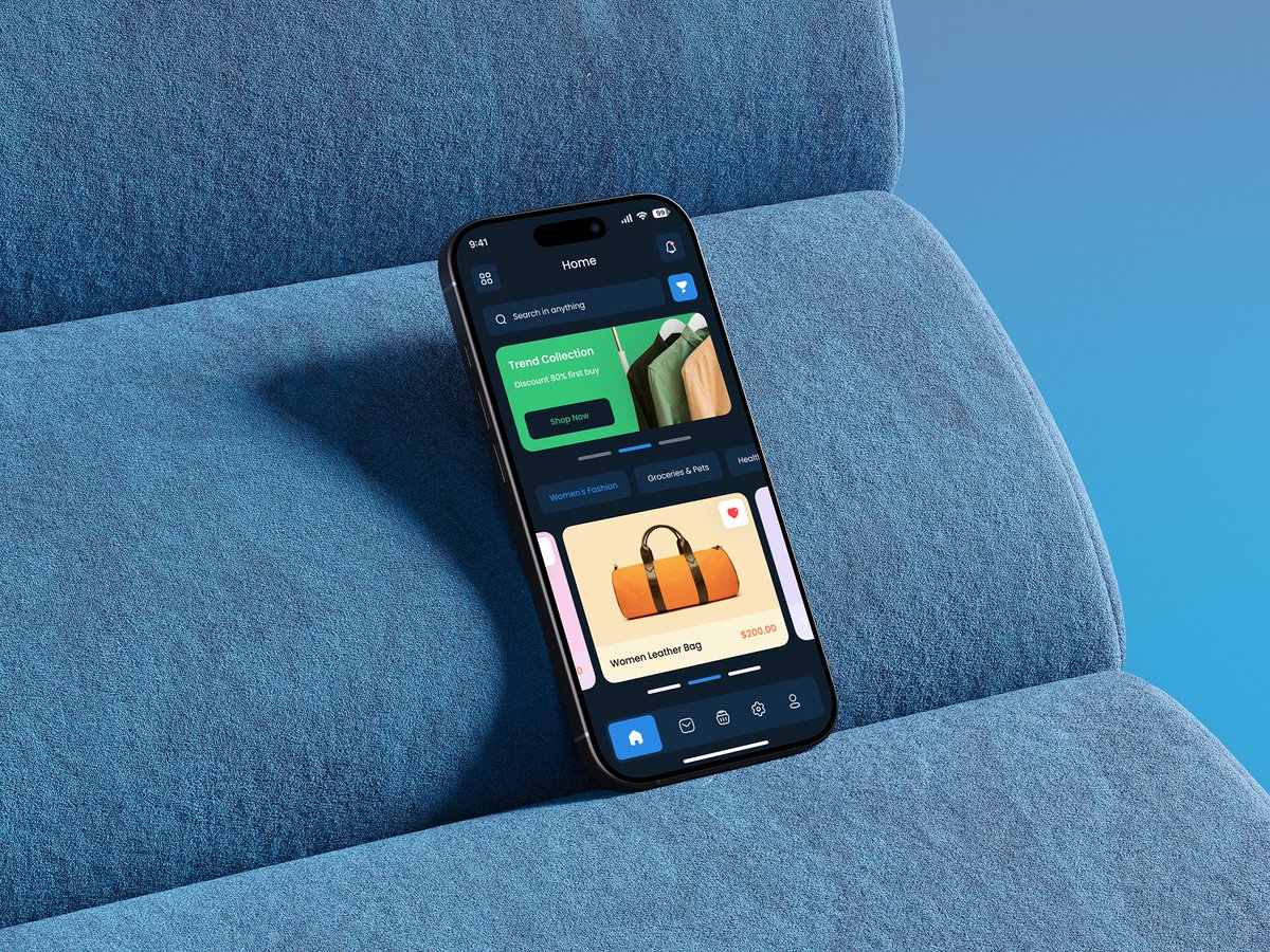 ukhrakib's tweet image. E-Commerce Mobile Application. 
#UIDesign #FlutterAppDevelopment