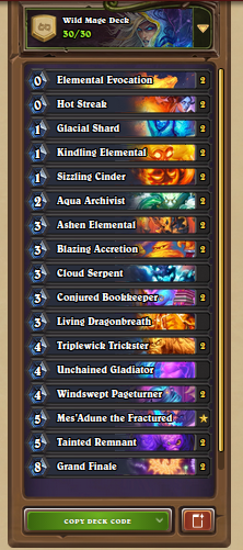 removewastaken's tweet photo. I love playing 5 mana cards on turn 2 and HATE playing arcane missiles. 

Getting to turn 9 = concede https://t.co/1mykr6YTzJ