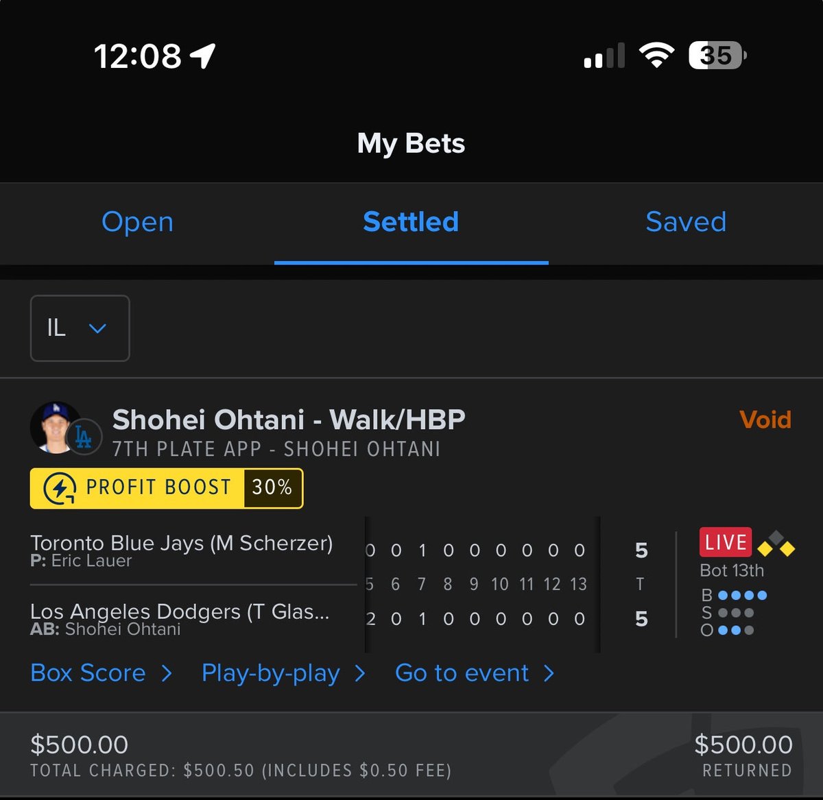 Intentional Walks don’t count as a walk? How?

Was +650