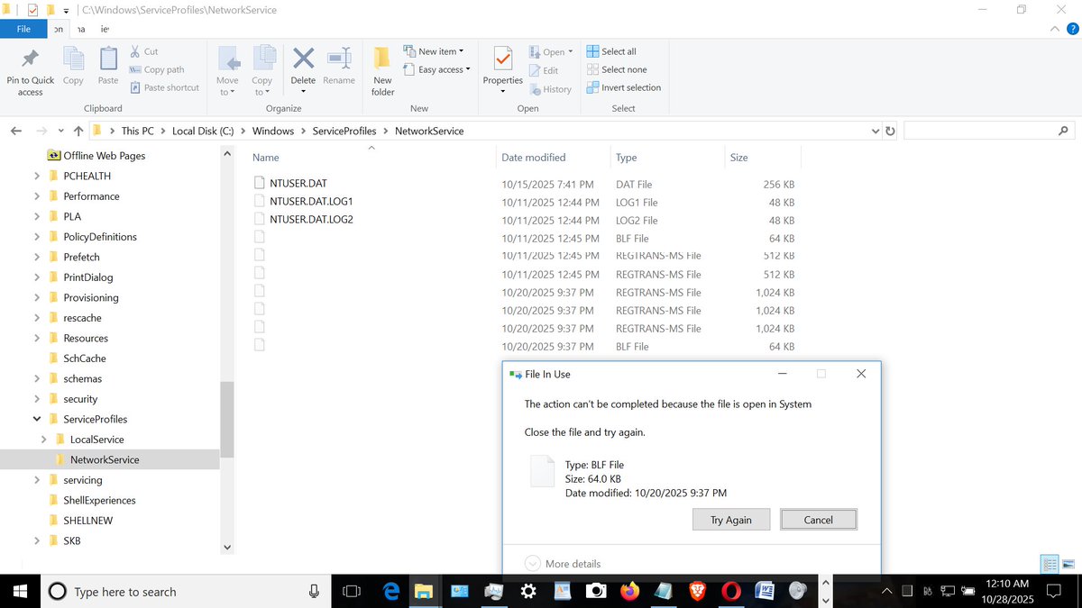 AmreMuse's tweet image. COINTELPRO.MILITARY CYBERATTACKS TRYING TO HIDE THESE FILES -
C:\Windows\ServiceProfiles\NetworkService\NTUSER.DAT{47a6a179-a514-11e7-a94e-ec0d9a05c860}.TxR.2.regtrans-ms