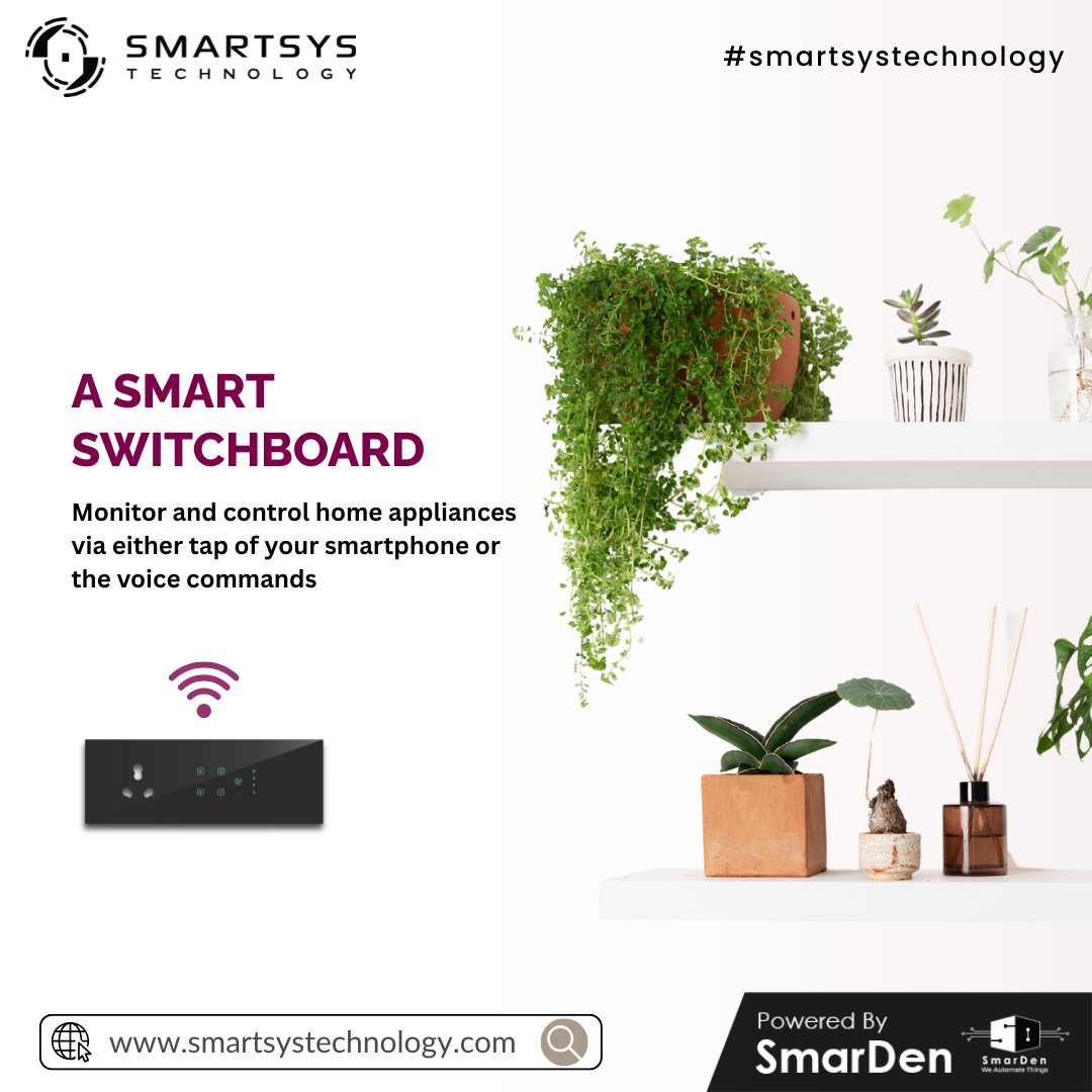 smartsystech_'s tweet image. Smart switchboards = smarter living ⚡
Control appliances with a tap or a voice command.
#SmartSysTechnology #SmartLiving #HomeAutomation #SmartSwitchboard