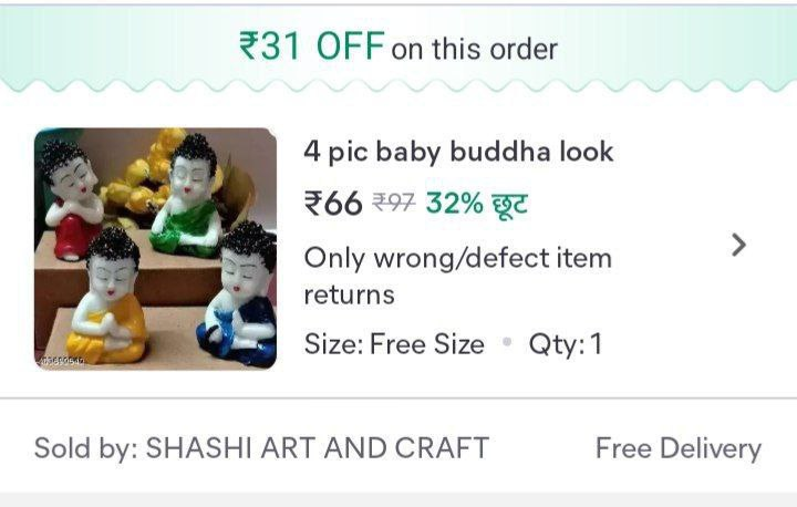 TechyBoostDeals's tweet photo. Baby Buddha Look (Pack of 4) @ ₹66 🧘♂️
Buy link : https://t.co/NgWMjaOoq8
#Meesho #HomeDecor #Showpiece https://t.co/jHmXy9rRB5