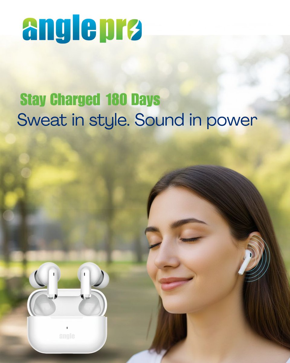 anglepro_ofc's tweet image. Stay Charged. Stay Stylish. Stay Limitless.

Sweat it out or chill out — AnglePro keeps you in tune with every moment.

#AnglePro #WirelessEarbuds #SoundWithoutLimits #TechLifestyle #AudioRevolution #StayCharged