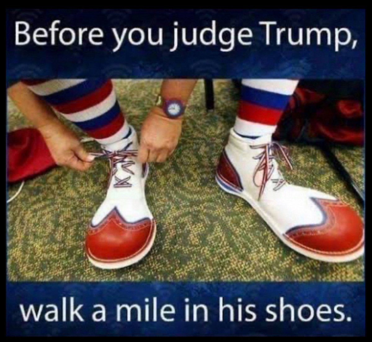 Drop a 🤡 if you think this bozo is UNFIT to be Commander in Chief! 🤡🤡🤡