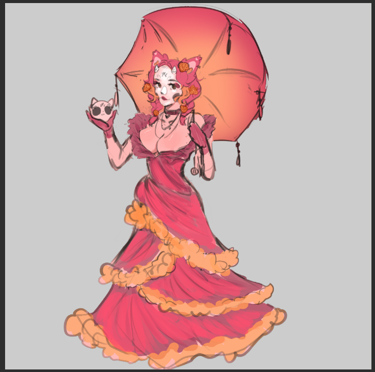 La poderosa está poco a poco muriendo, el diplomado me consume años de vida pero el atacazo artístico nunca falta. Aún no trabajo la paleta de color pero weno x3

Skin de Alebrije Catrina desblokiada!